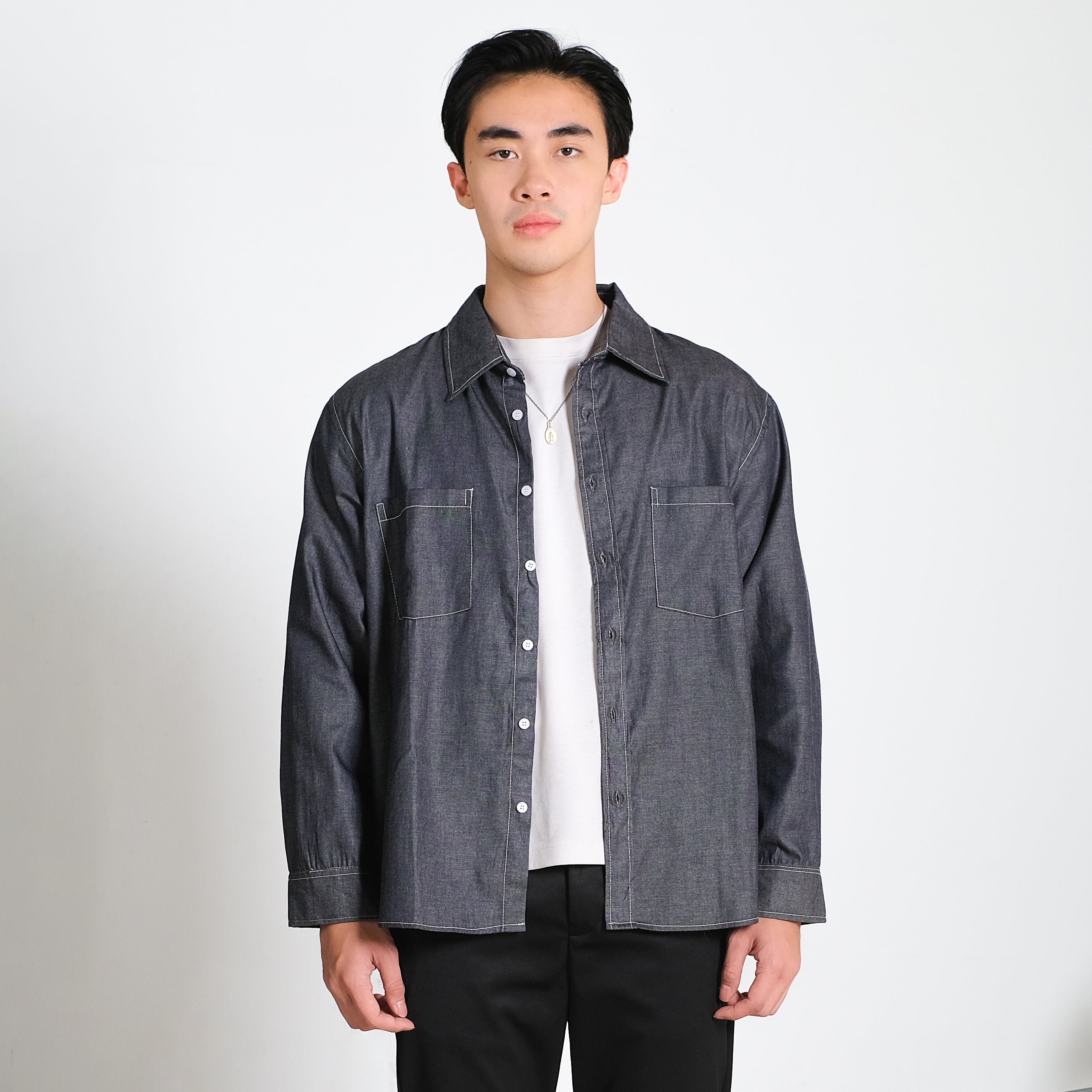 Dom Denim Oversized Shirt