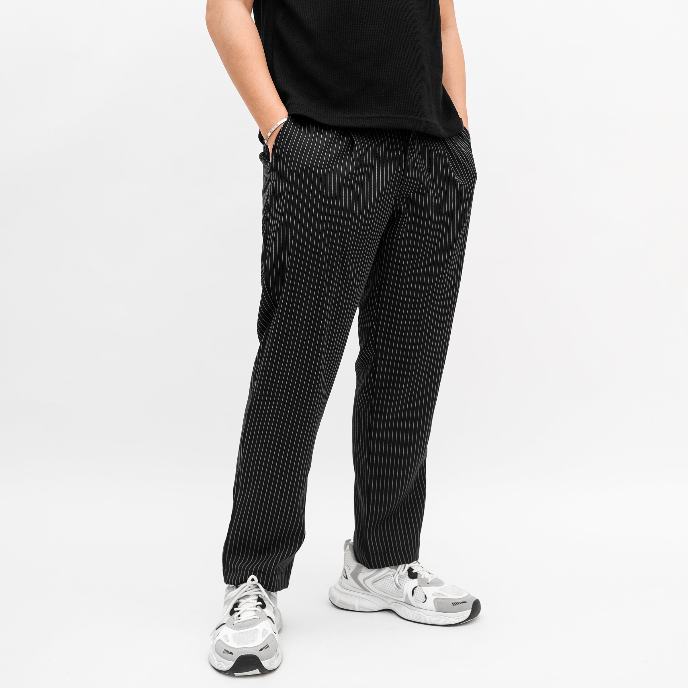 Lyon Stripes Ankle Pants