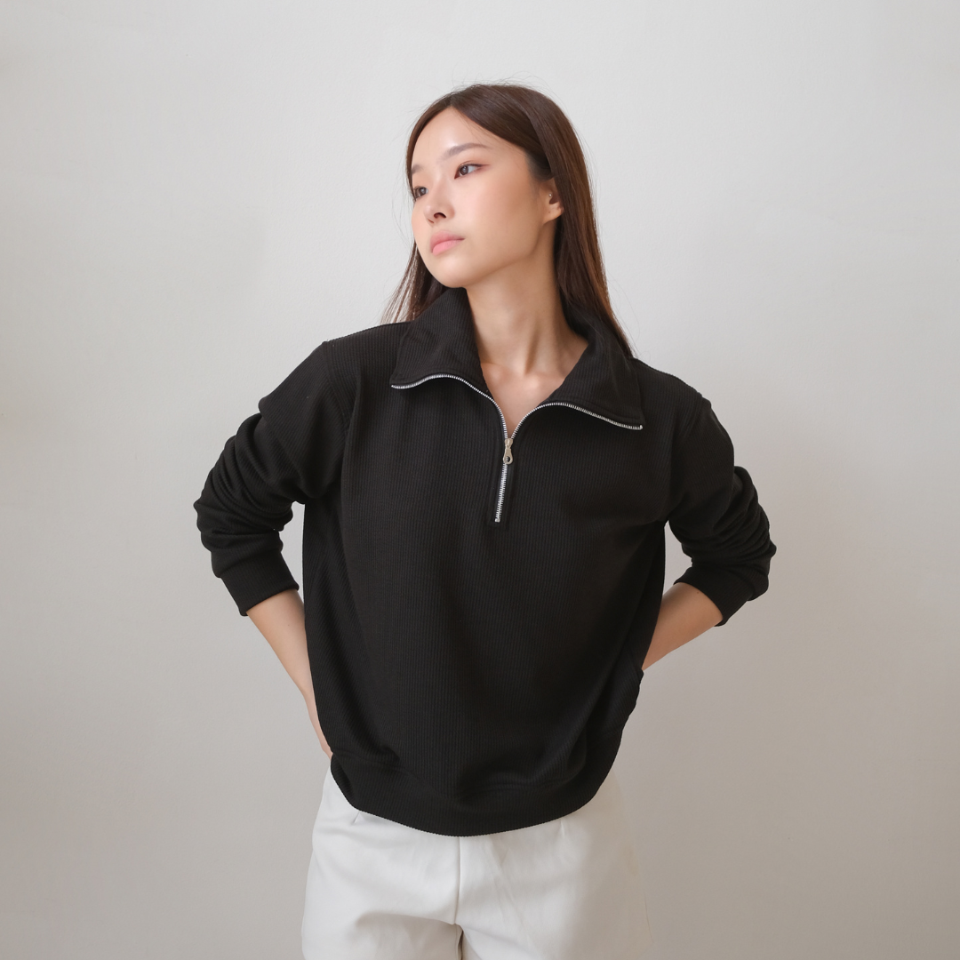 Rio Upper Zip Long Sleeve Jacket