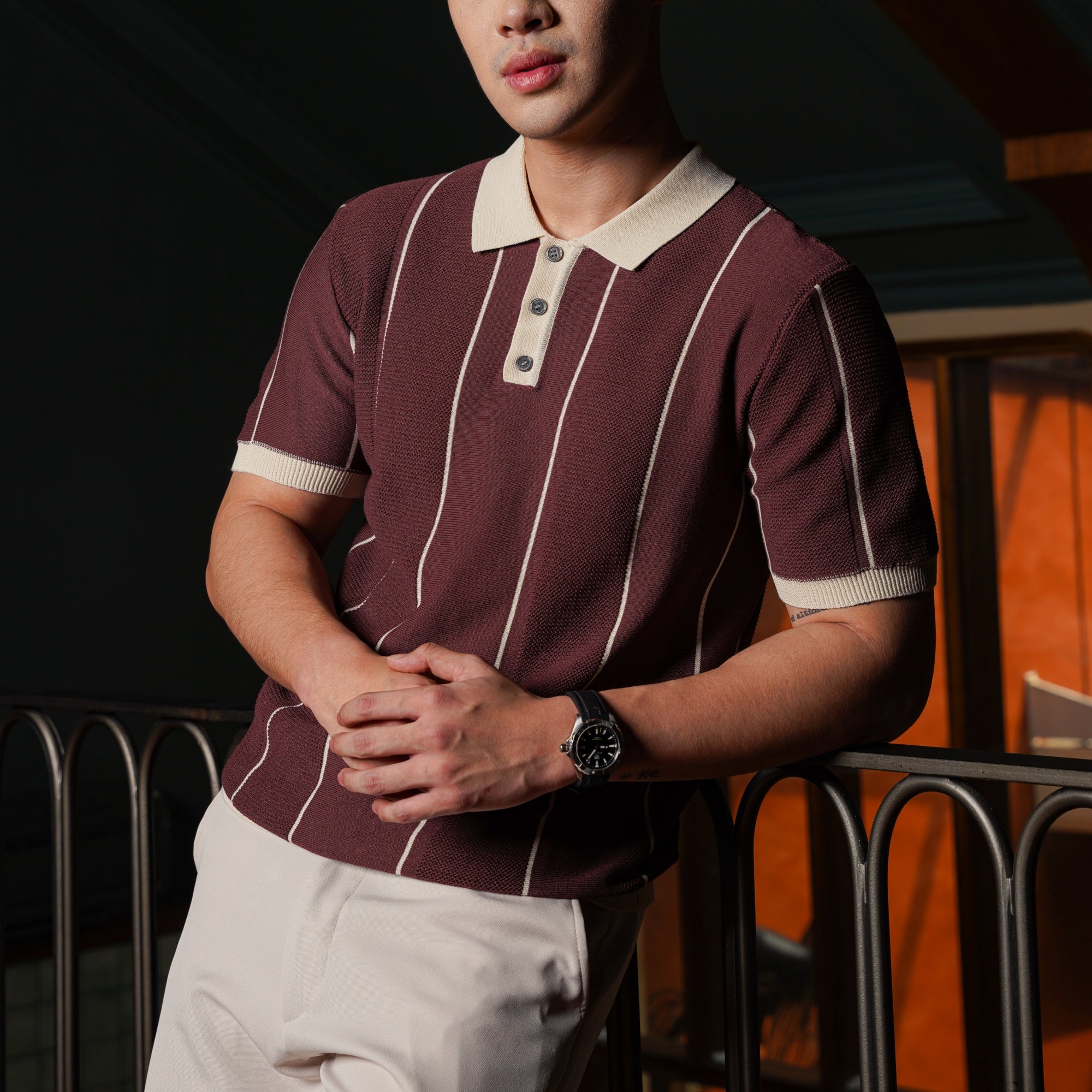 Spencer Vintage Button Polo Shirt