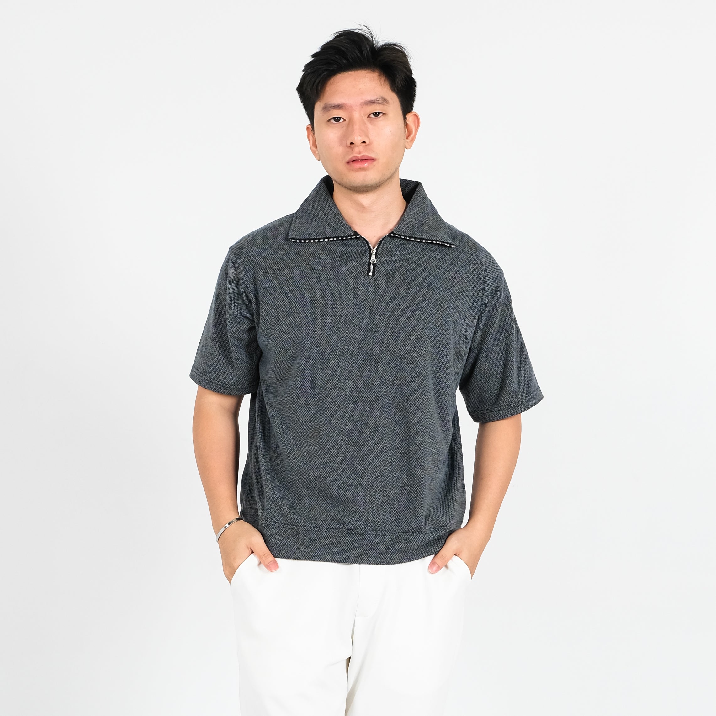 Turin Collar Zip Polo