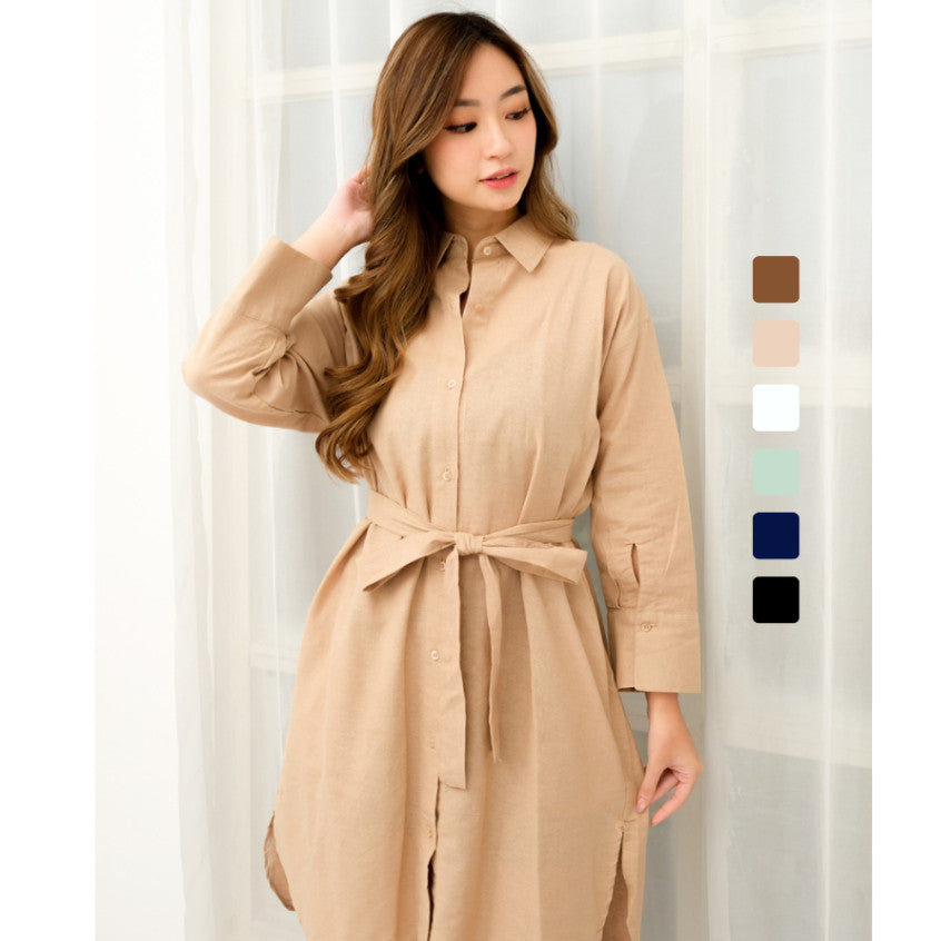 Linen Shirt Dress