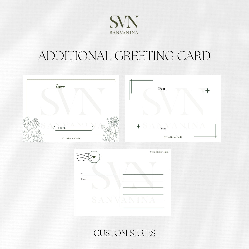 Blank Greeting Card
