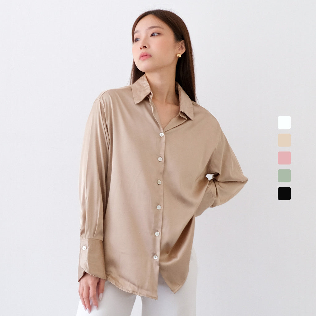 Edith Silk Loose Shirt