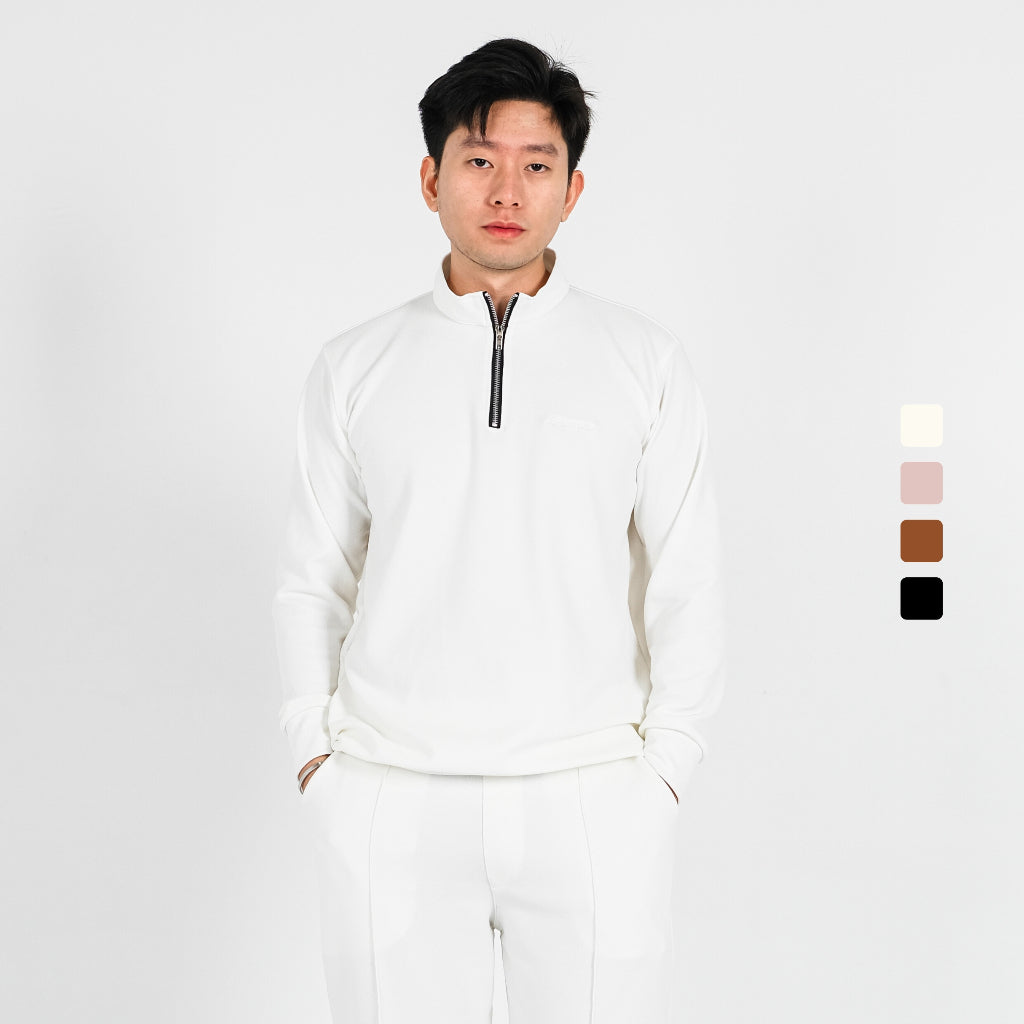 Milan Relaxed Zip Sweater