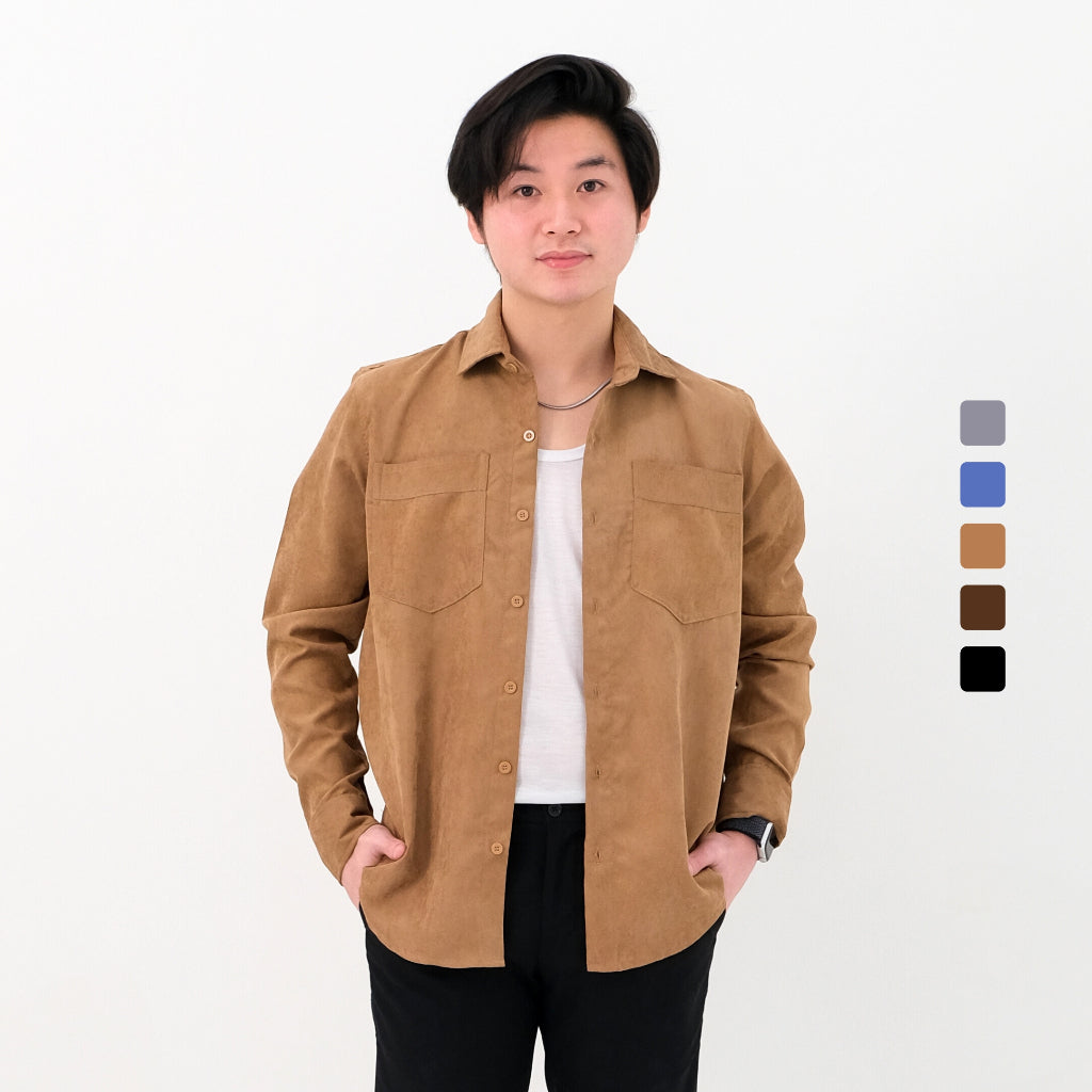 Cody Suede Long Sleeve Shirt