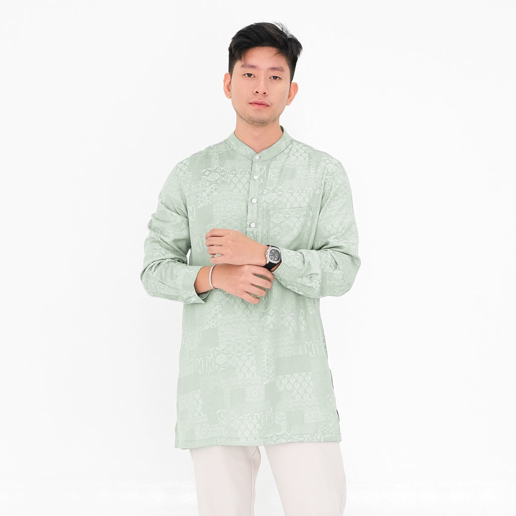 Doha Long Pattern Kurta Shirt
