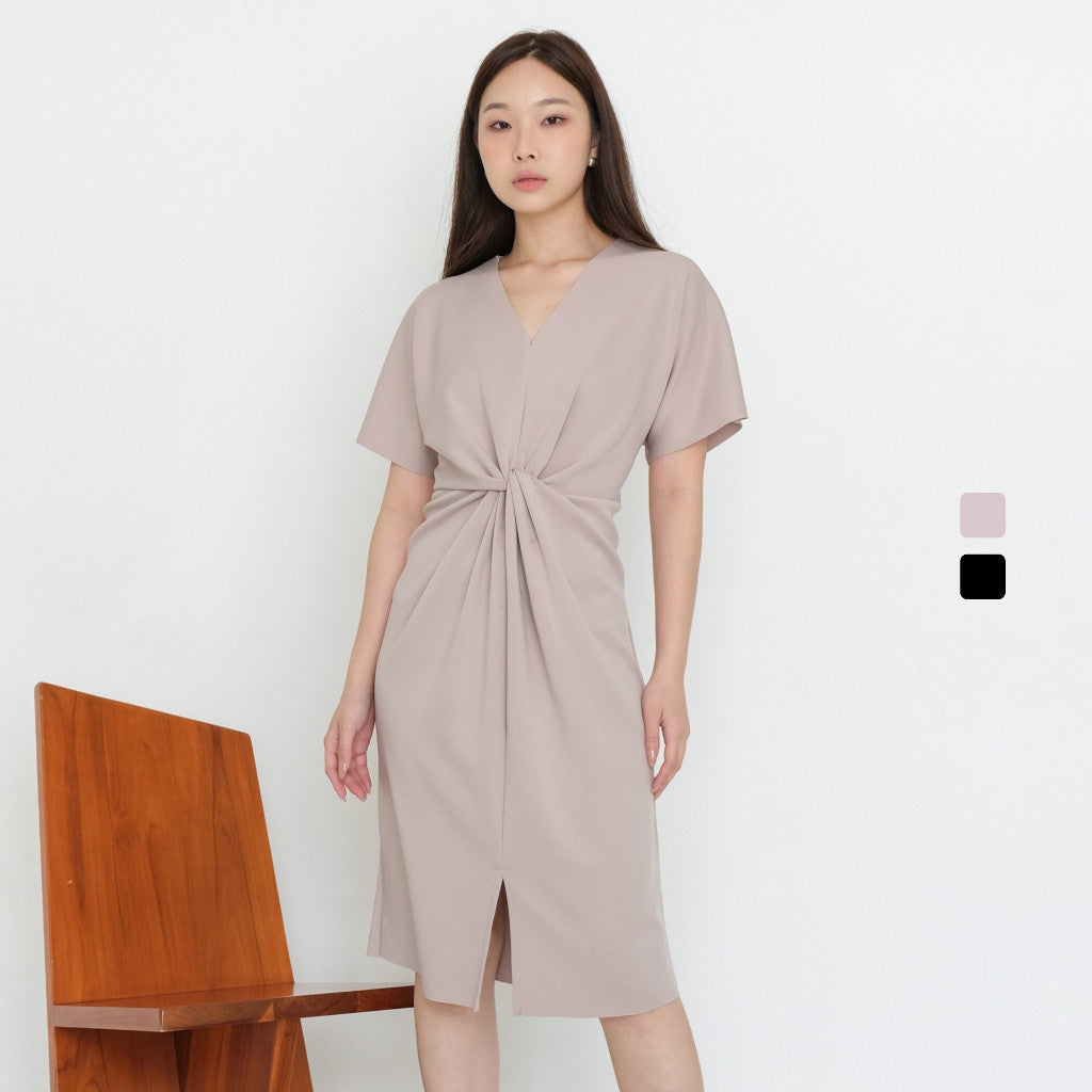 Eve Midi Korean Slit Dress