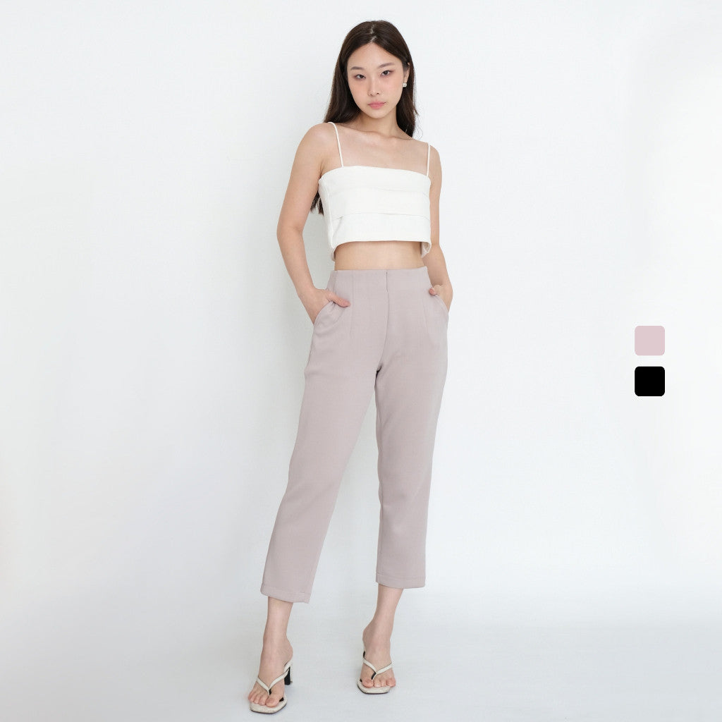 Kyla High Waist Cropped Pencil Pants