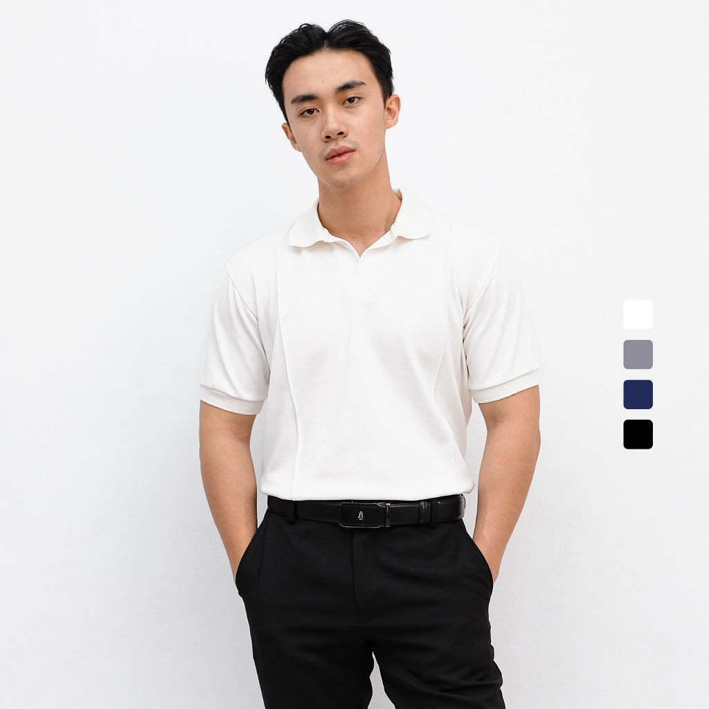 Porto Classic Pleated Polo Shirt