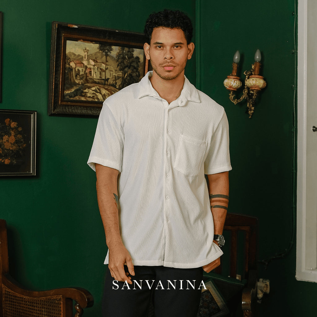 Casa Wrinkled Short Sleeve Shirt
