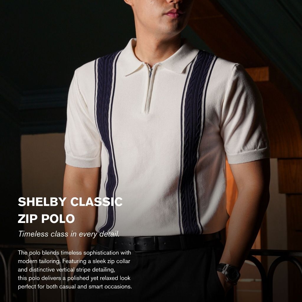 Shelby Classic Zip Polo