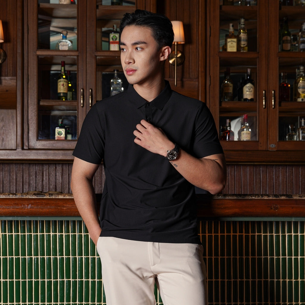 Saint Active Button Polo Shirt