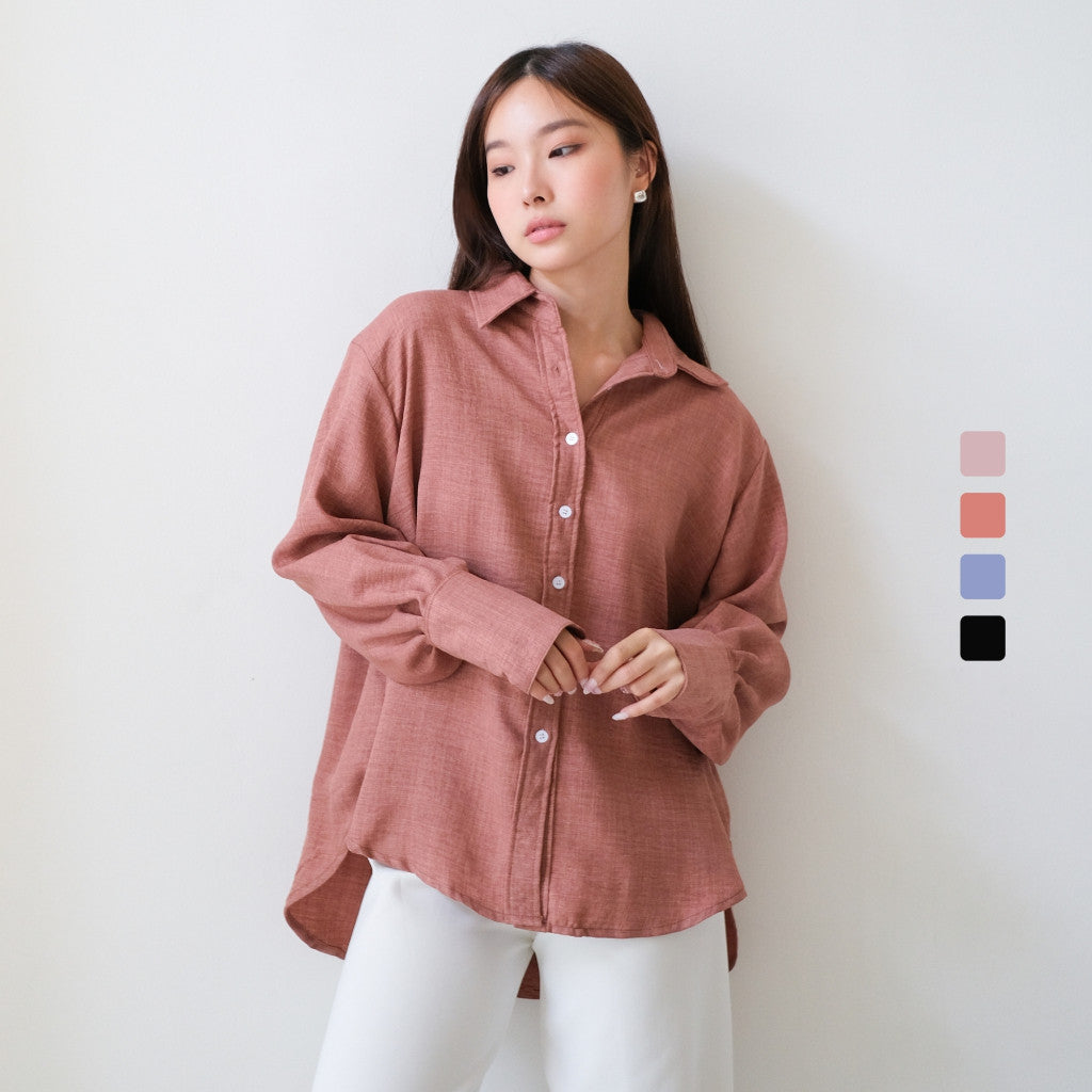 Gwen Long Sleeve Linen Shirt