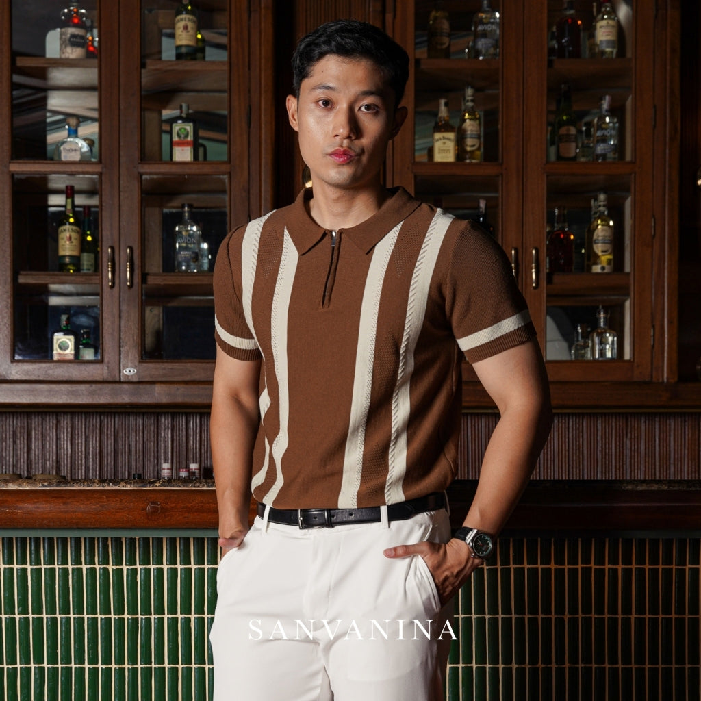 Kylan Upper Zip Polo Shirt