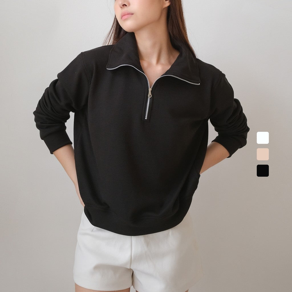 Rio Upper Zip Long Sleeve Jacket